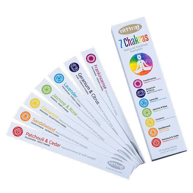 7 Chakra Incense - thepurehaven