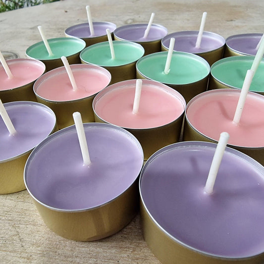 Scented Soy Wax Tea Lights - thepurehaven