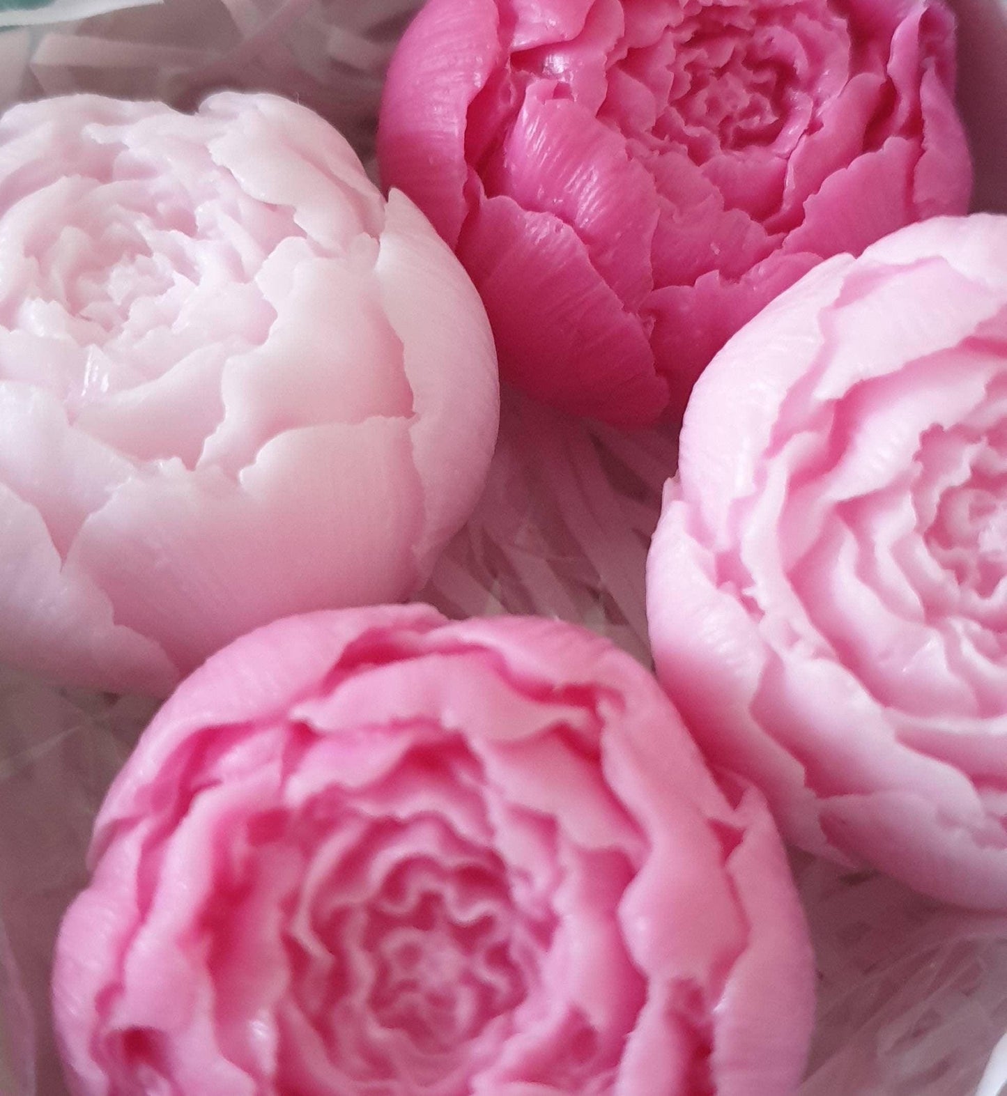 Shades of Pink Rose Scented soaps - thepurehaven