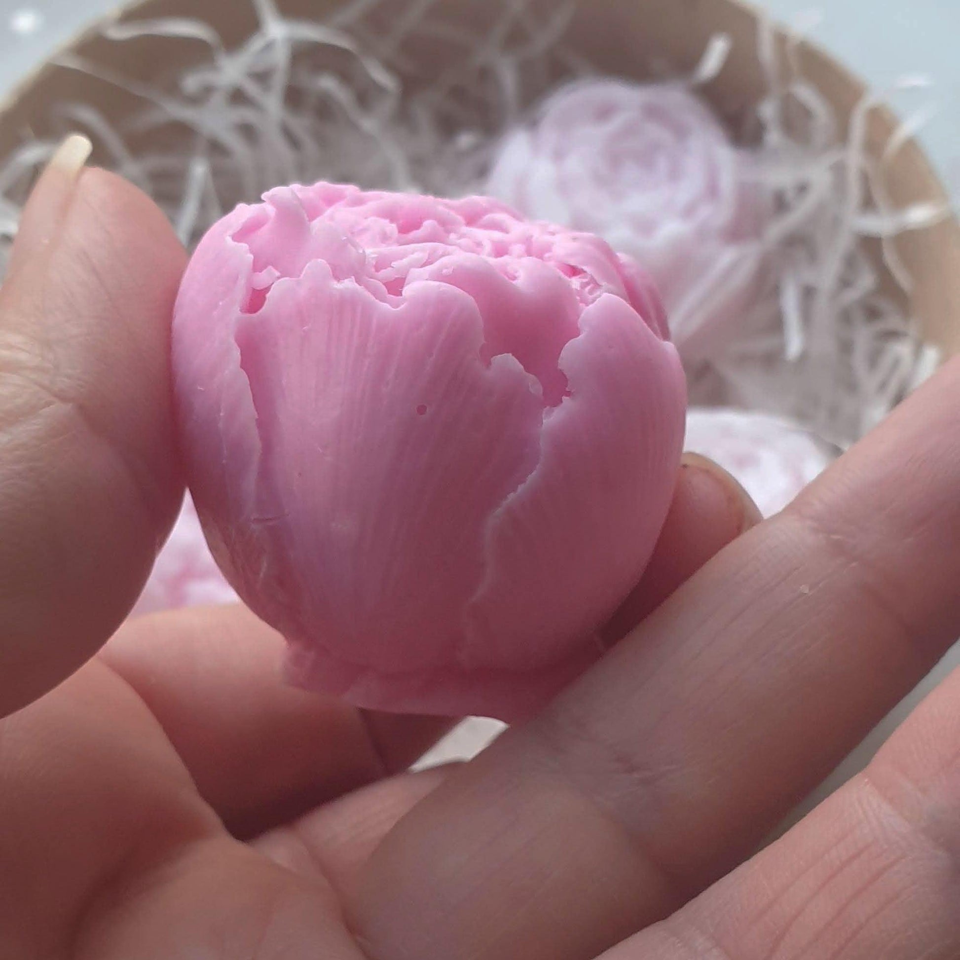 Shades of Pink Rose Scented soaps - thepurehaven